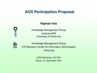 AOS Participation Proposal