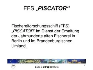 ffs piscator
