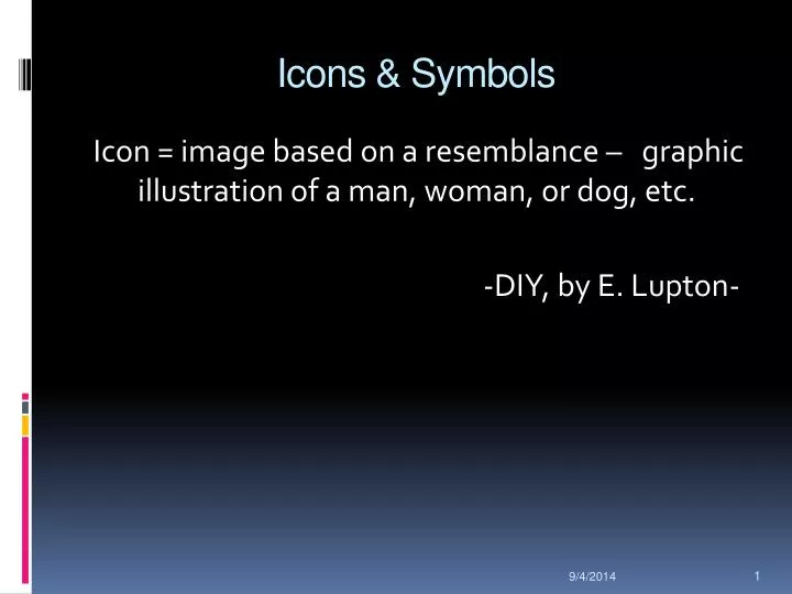 icons symbols