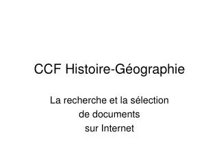 ccf histoire g ographie