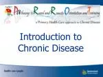 Introduction to Chronic Disease - slide 1