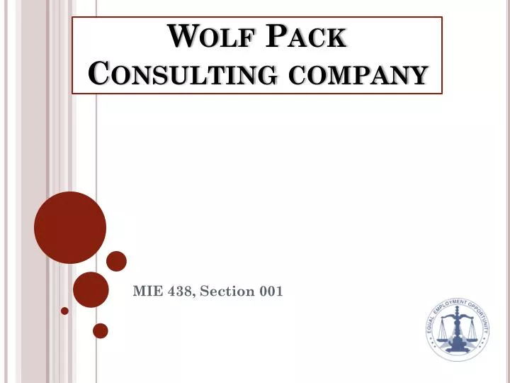 wolf pack consulting company