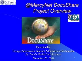 @MercyNet DocuShare Project Overview