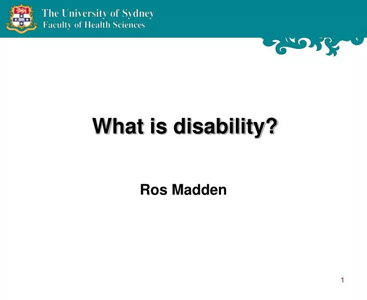 what is disability