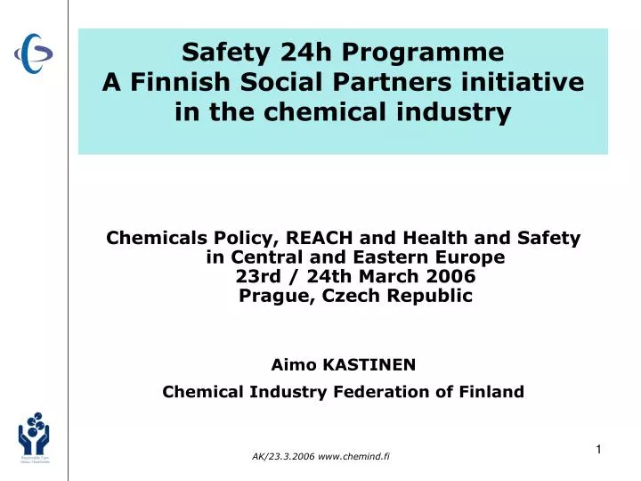 safety 24h programme a finnish social partners initiative in the chemical industry