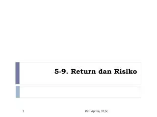 5 9 return dan risiko