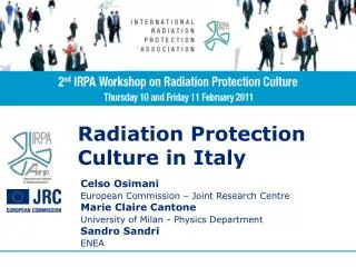 Radiation Protection Culture in Italy