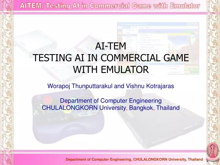 ai tem testing ai in commercial game with emulator