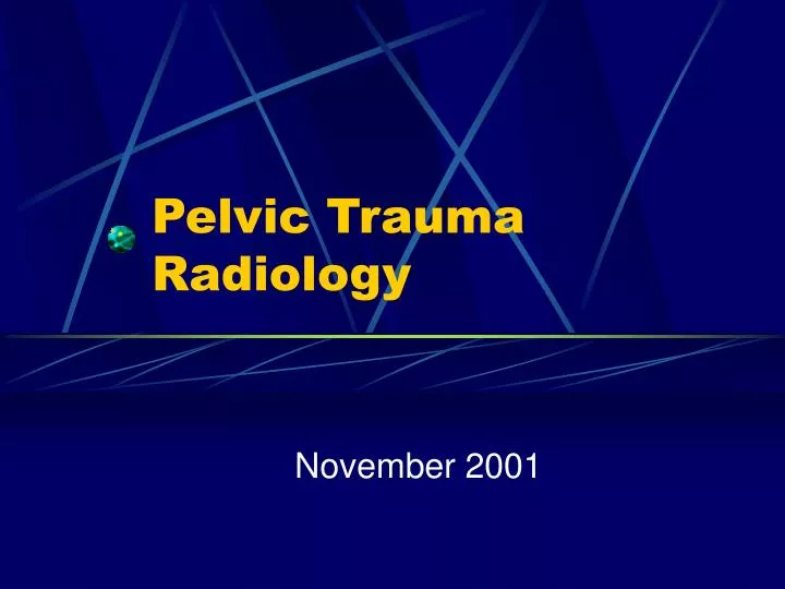 pelvic trauma radiology
