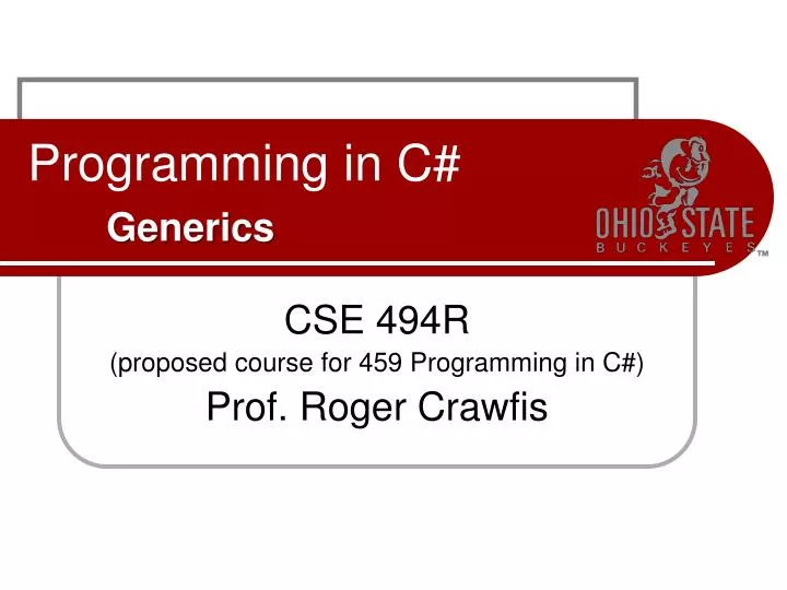 programming in c generics