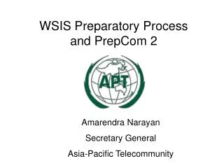 WSIS Preparatory Process a nd PrepCom 2