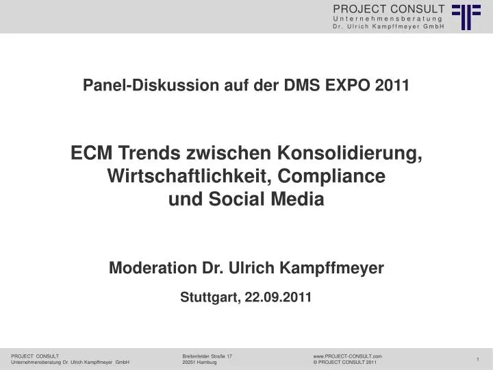 ecm trends zwischen konsolidierung wirtschaftlichkeit compliance und social media