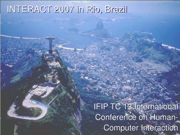 interact 2007 in rio brazil