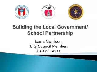 Building the Local Government/ School Partnership
