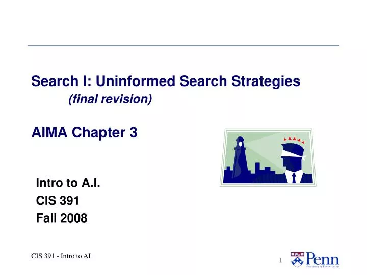 search i uninformed search strategies final revision aima chapter 3