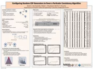 Configuring Random CSP Generators to Favor a Particular Consistency Algorithm
