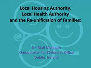 local housing authority local health authority and the re unification of families