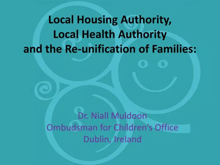 local housing authority local health authority and the re unification of families