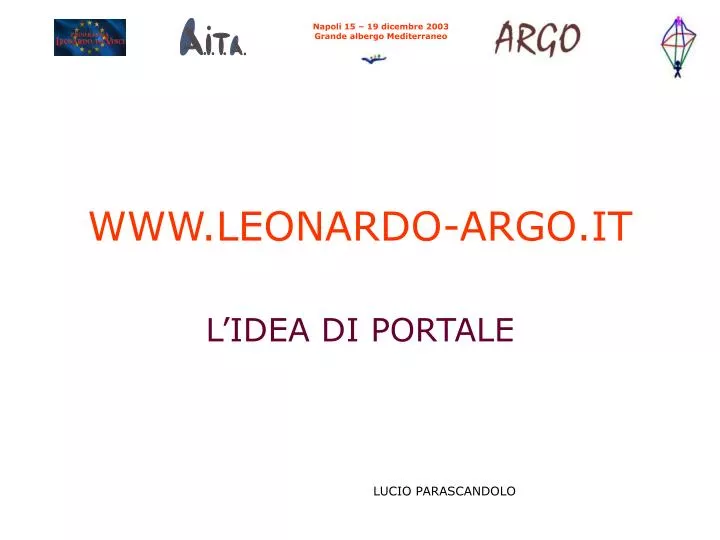 www leonardo argo it