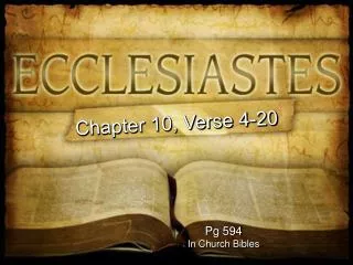 Pg 594 In Church Bibles