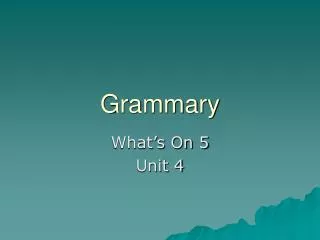 grammary