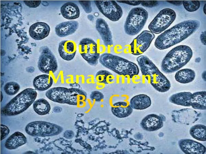 outbreak management
