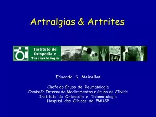 artralgias artrites