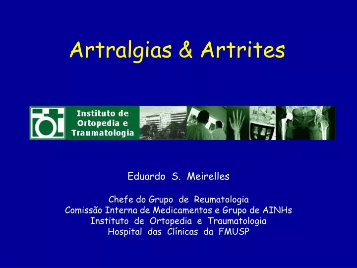 artralgias artrites