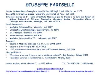 giuseppe fariselli