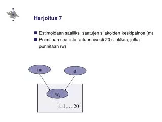 harjoitus 7