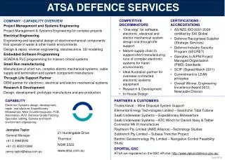 ATSA DEFENCE SERVICES