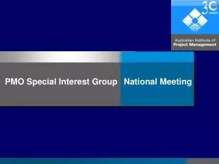 PMO Special Interest Group