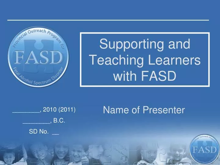 supporting and teaching learners with fasd