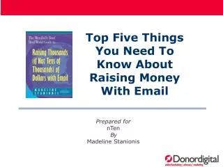 Top Five Things You Need To Know About Raising Money With Email