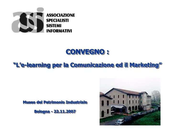 convegno l e learning per la comunicazione ed il marketing