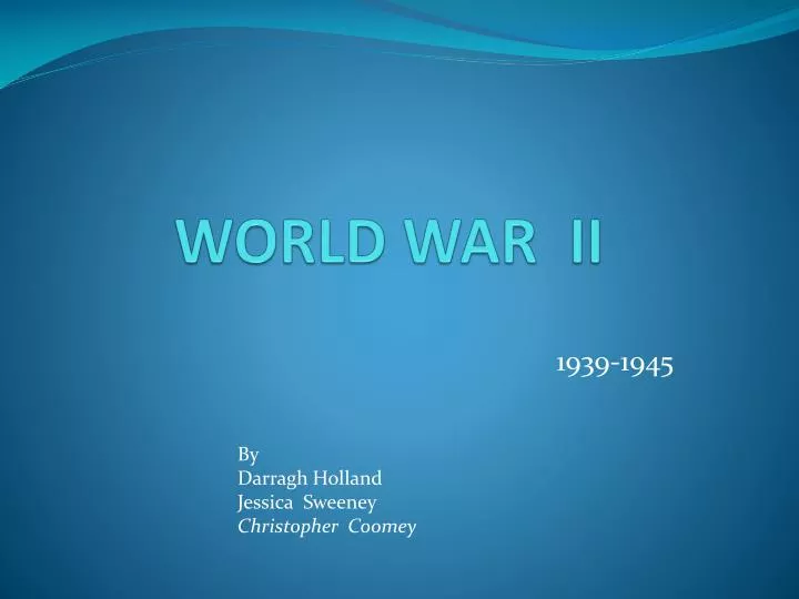 world war ii