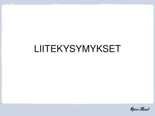 liitekysymykset
