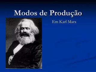 modos de produ o