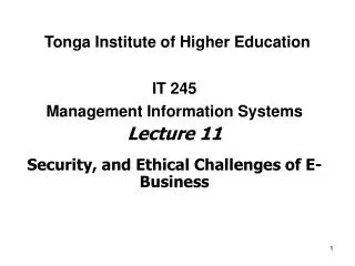 Tonga Institute of Higher Education