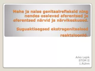 arko lepik stom ii 1 r hm