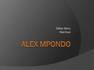 Alex Mpondo