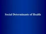 PPT - Determinants Of Health PowerPoint Presentation, Free Download ...