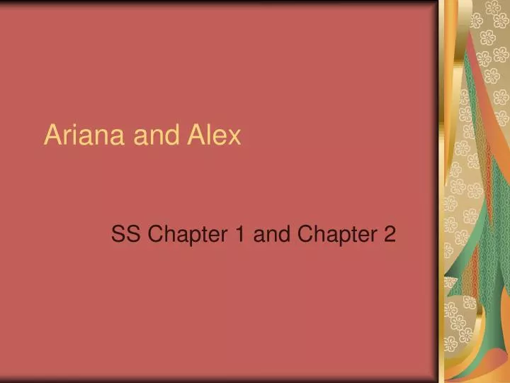 ariana and alex