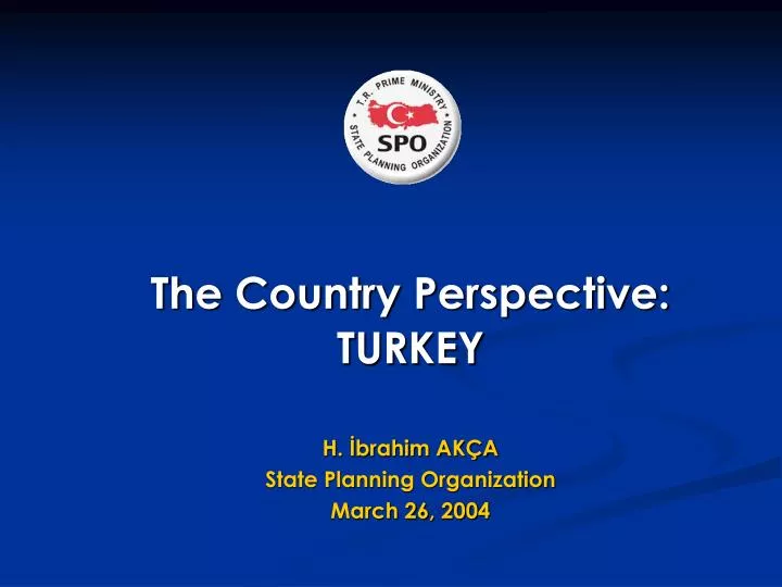 the country perspective turkey