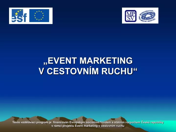 event marketing v cestovn m ruchu