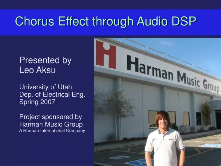 chorus effect through audio dsp