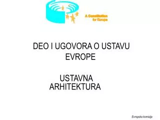deo i ugovora o ustavu evrope