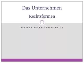 das unternehmen