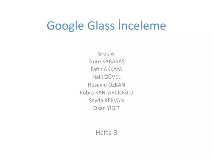 google glass nceleme