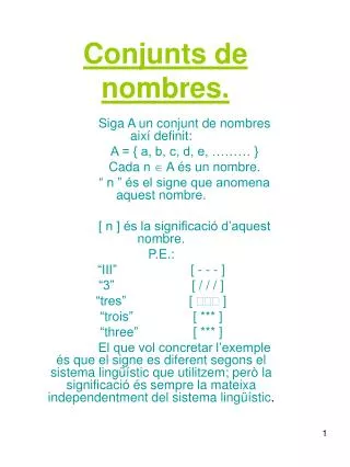 conjunts de nombres